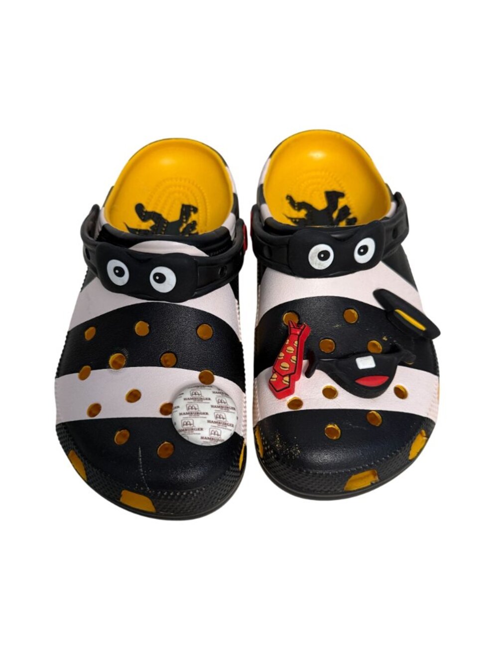 Crocs X McDonalds Hamburglar Classic Clogs Women 8 Men 6 With Bag - Picture 7 of 9